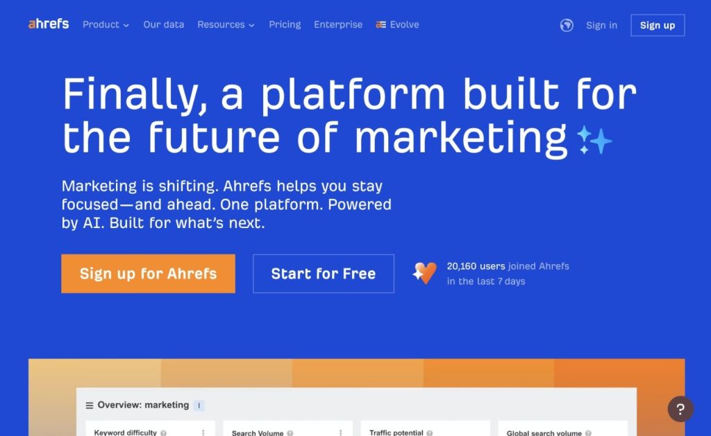 ahrefs keyword research tools
