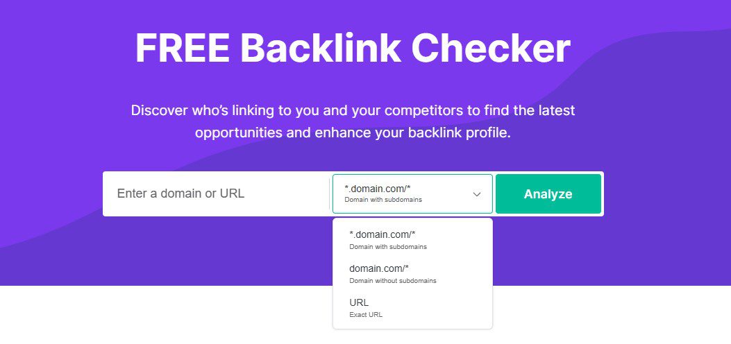 free backlink checker