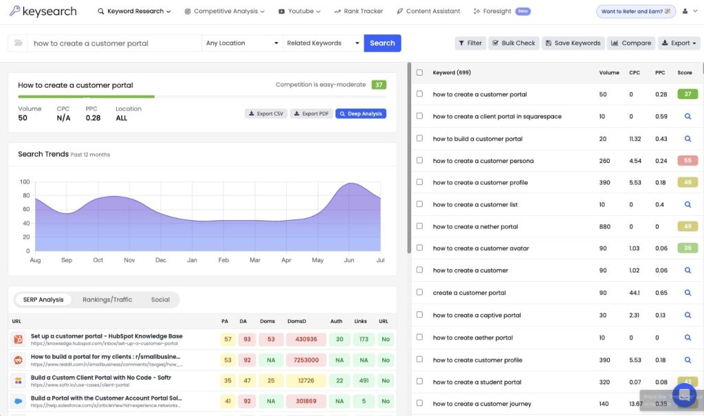 key search keyword research tools