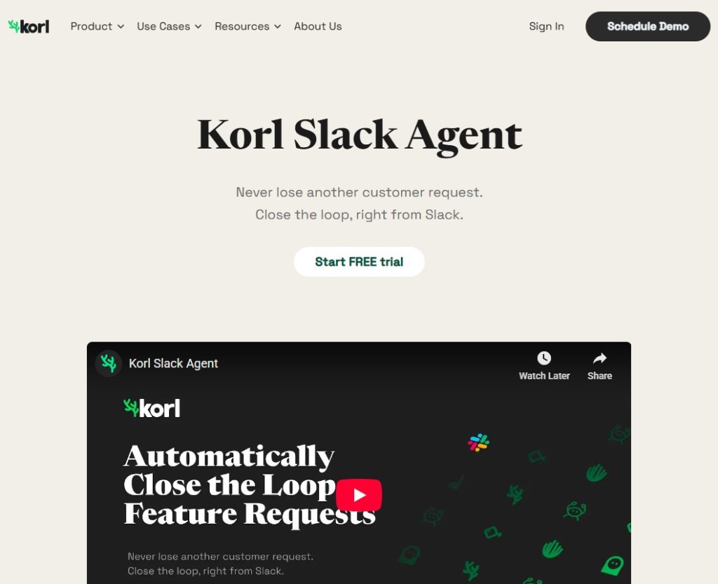 Korl Launches Slack Feature Request Agent to Streamline Customer Feedback