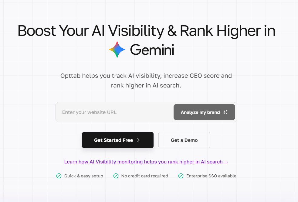OptTab Launches AI Visibility Platform to Track Brand Presence Across ChatGPT and Gemini