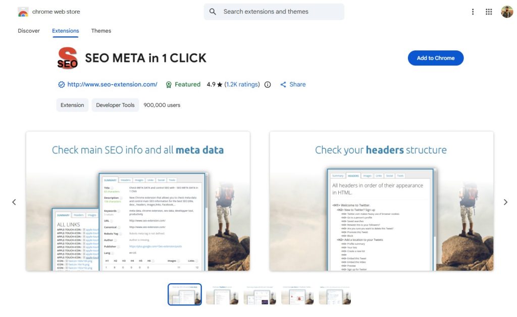 SEO Meta in 1 Click
