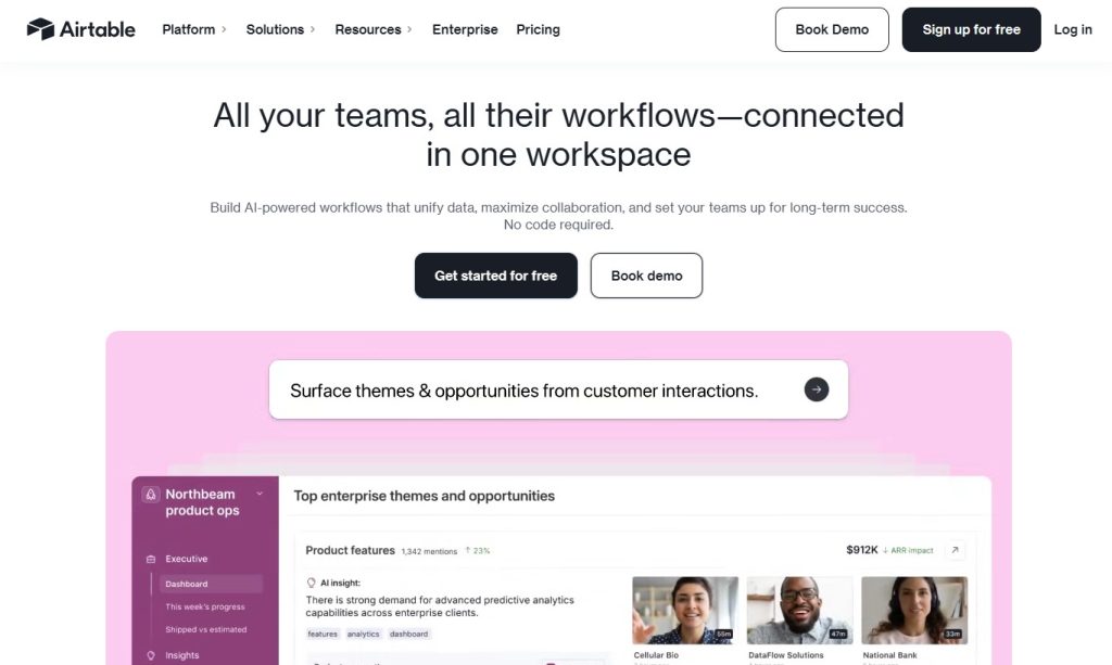 Airtable Project management software tool