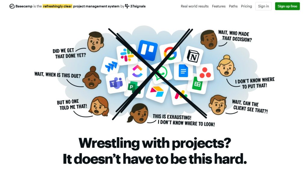 Basecamp Project management software tool