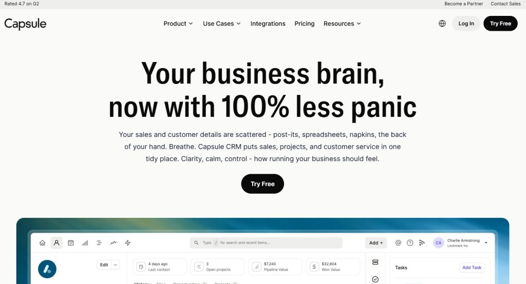 Capsule CRM