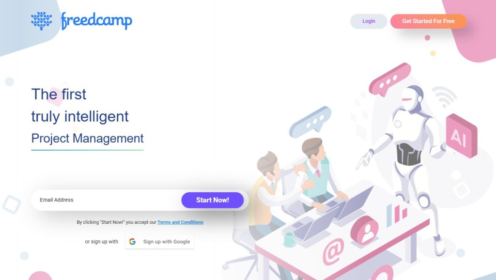 Freedcamp Project management software tool