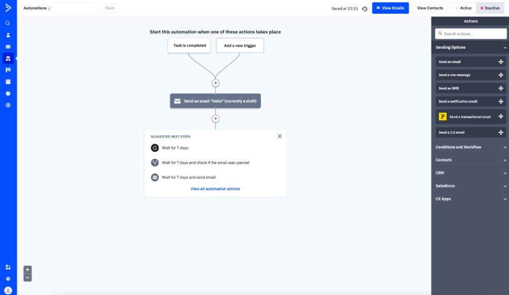 marketing automation tool activecampaign