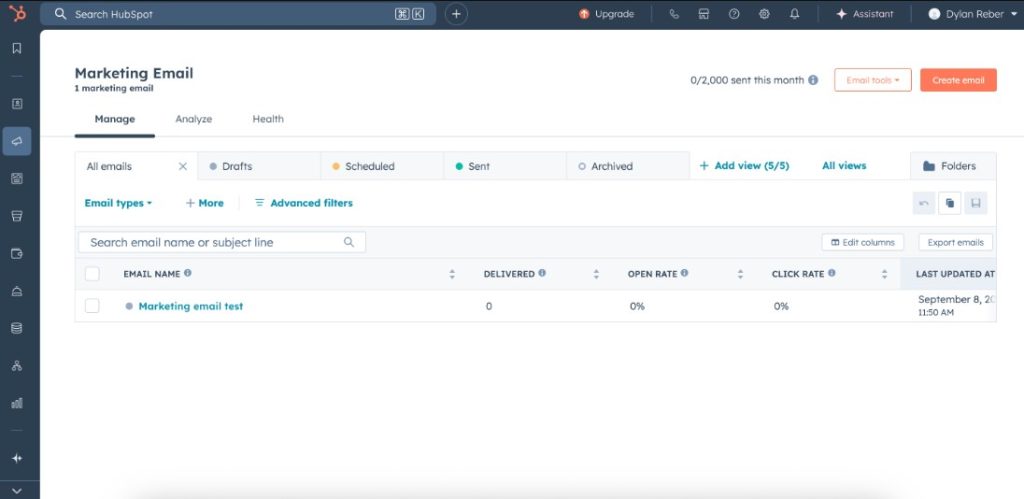 marketing automation tool hubspot