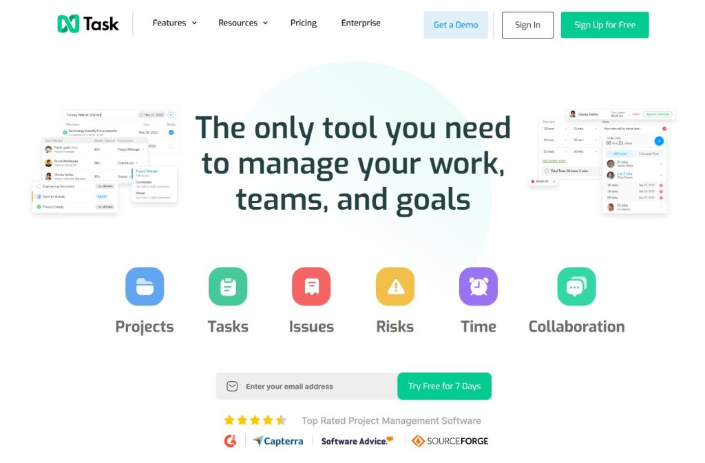 nTask Project management software tool